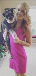 Hot Pink Banana Republic Cocktail Dress